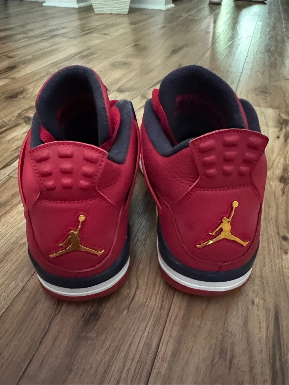Jordan flight Red and Black Men's Basketball Sneakers size 12